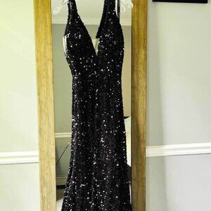 Black sequin Sherri Hill Prom or Special Occasion Dress